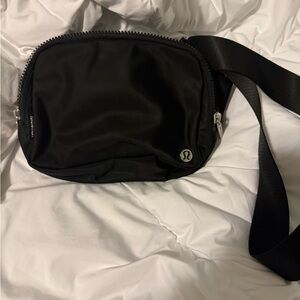 Lululemon Athletica Black Belt Bag Sleek Design